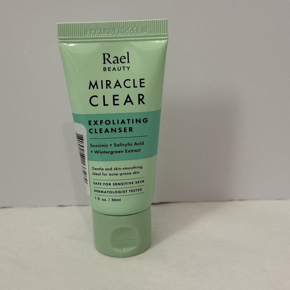 Sealed Rael Beauty Miracle Clear Exfoliating Cleanser 1‎ fl oz 30 mL Travel Size